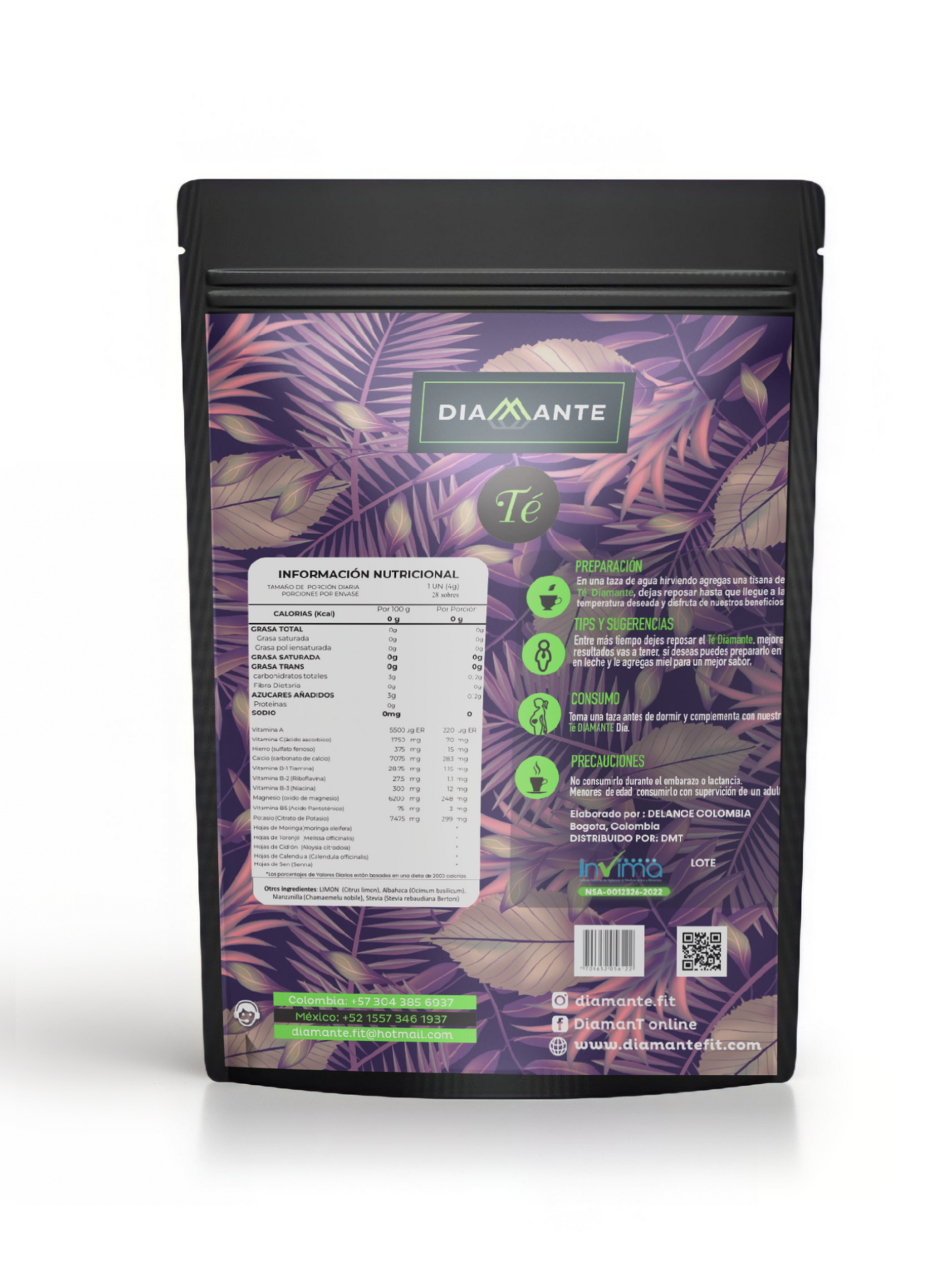 TÉ DIAMANTE 28 NOCHES Diamante Fit